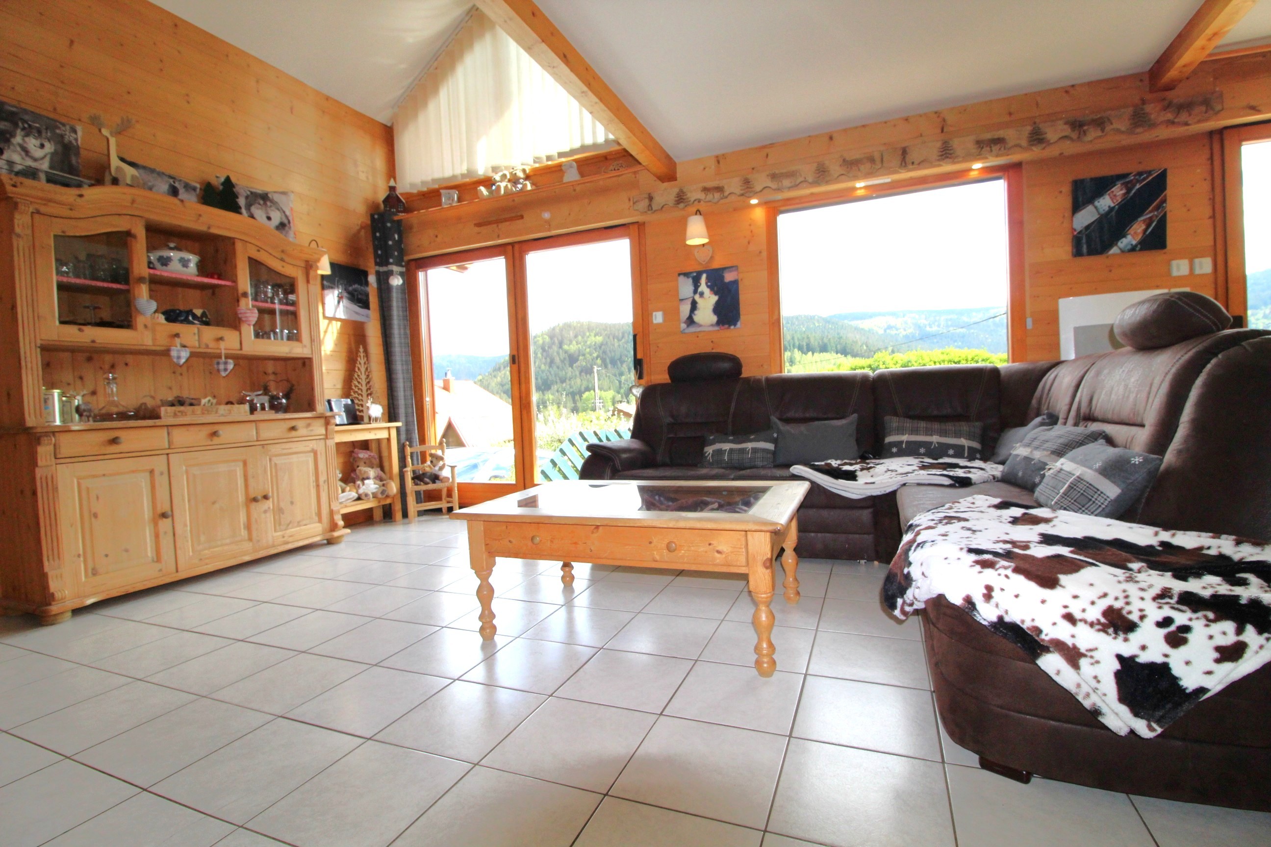 Salon/ séjour - Chalet de la Roche du Page