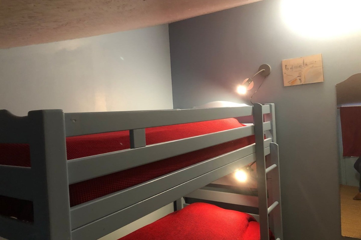 3ème, chambre cabine à l'étage avec lits superposés en 90 - La maison 6 couchages et +