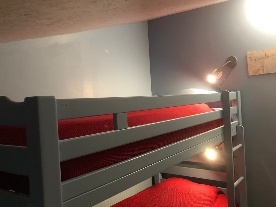 3ème, chambre cabine à l'étage avec lits superposés en 90 - La maison 6 couchages et +