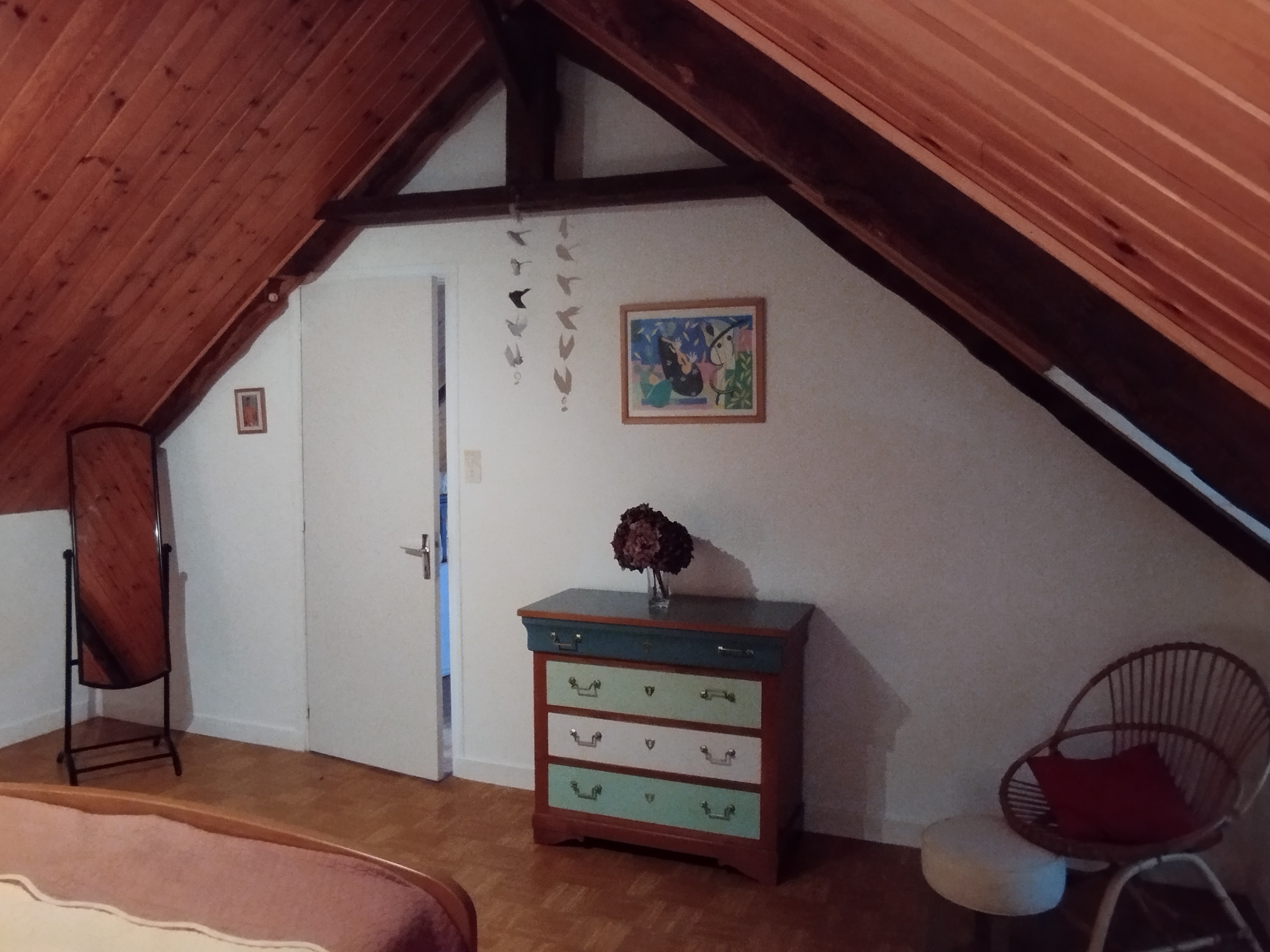 Chambre double étage