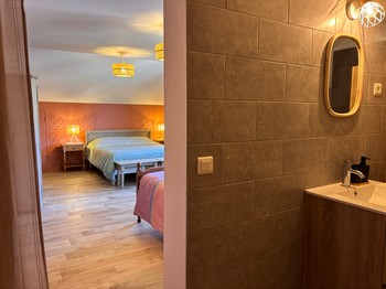 Shower room open onto bedroom 3 - Le Grand Gîte, La Maison des Bons Amis - Saint-Dié-des-Vosges