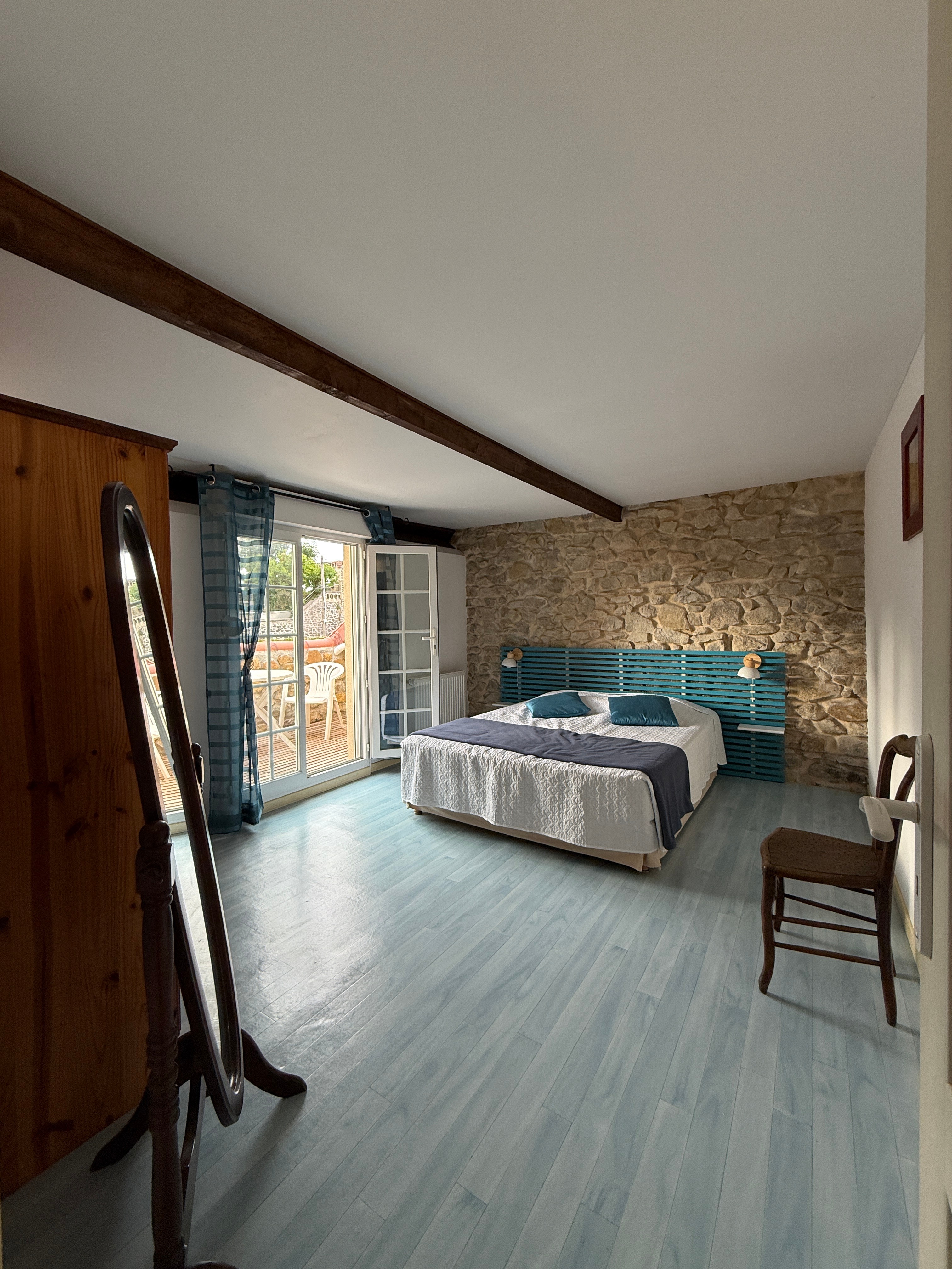 Chambre n°2, avec terrasse - Lit deux places