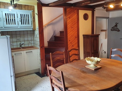 Séjour et coin-cuisine