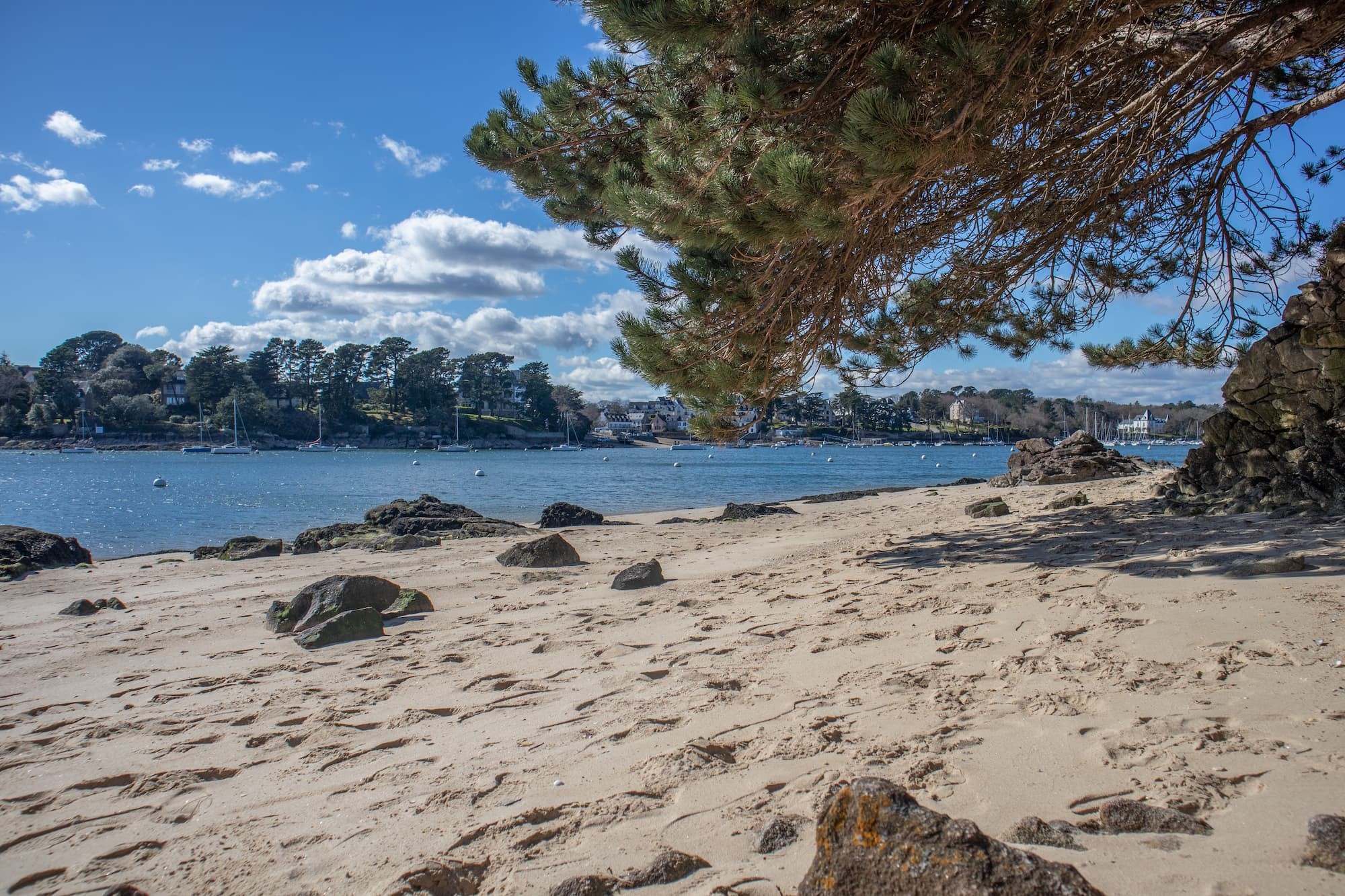 Plage en contrebas de notre maison, à quelques pas