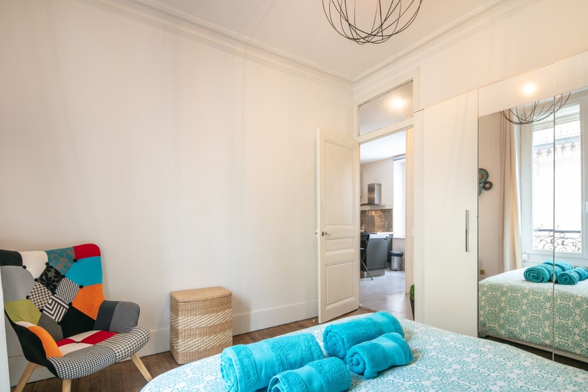 Appartement Milhan Grenoble Chambre indépendante double