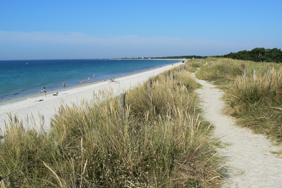 Coat-Clevarec beach in Mousterlin