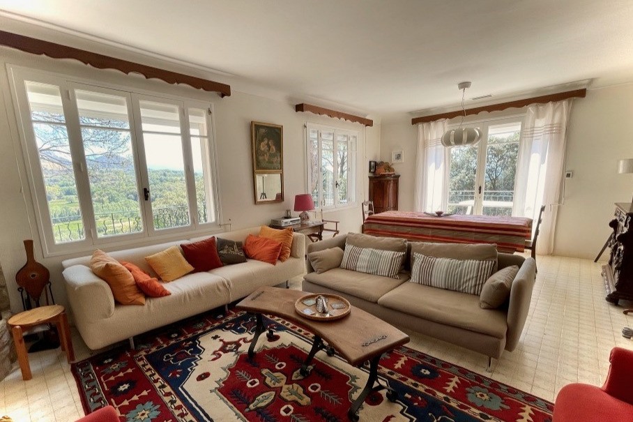 Living room opening onto terrace