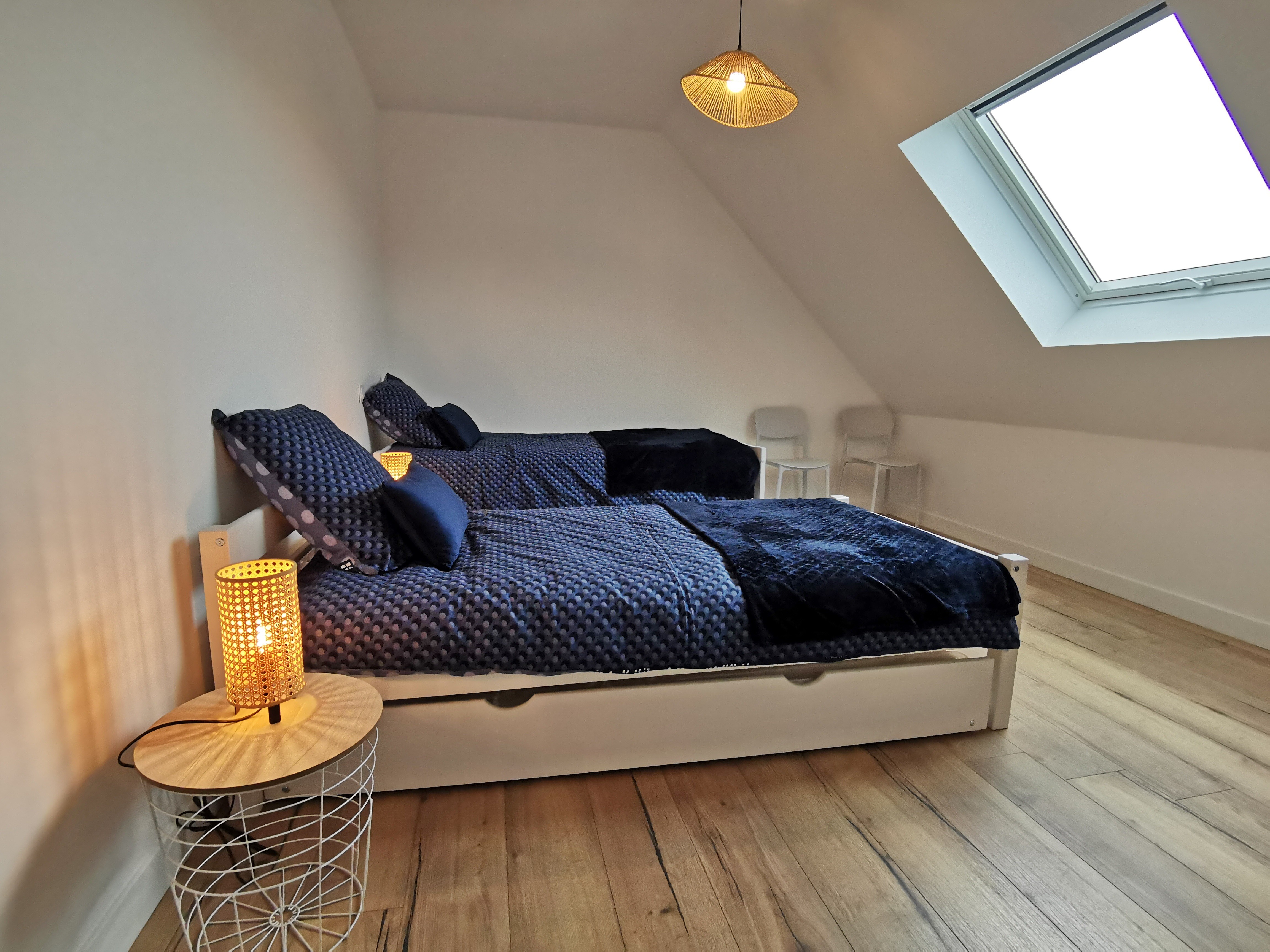 Etage: Chambre 3 - 2 Lits 90