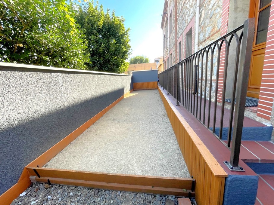 Terrain de pétanque commun