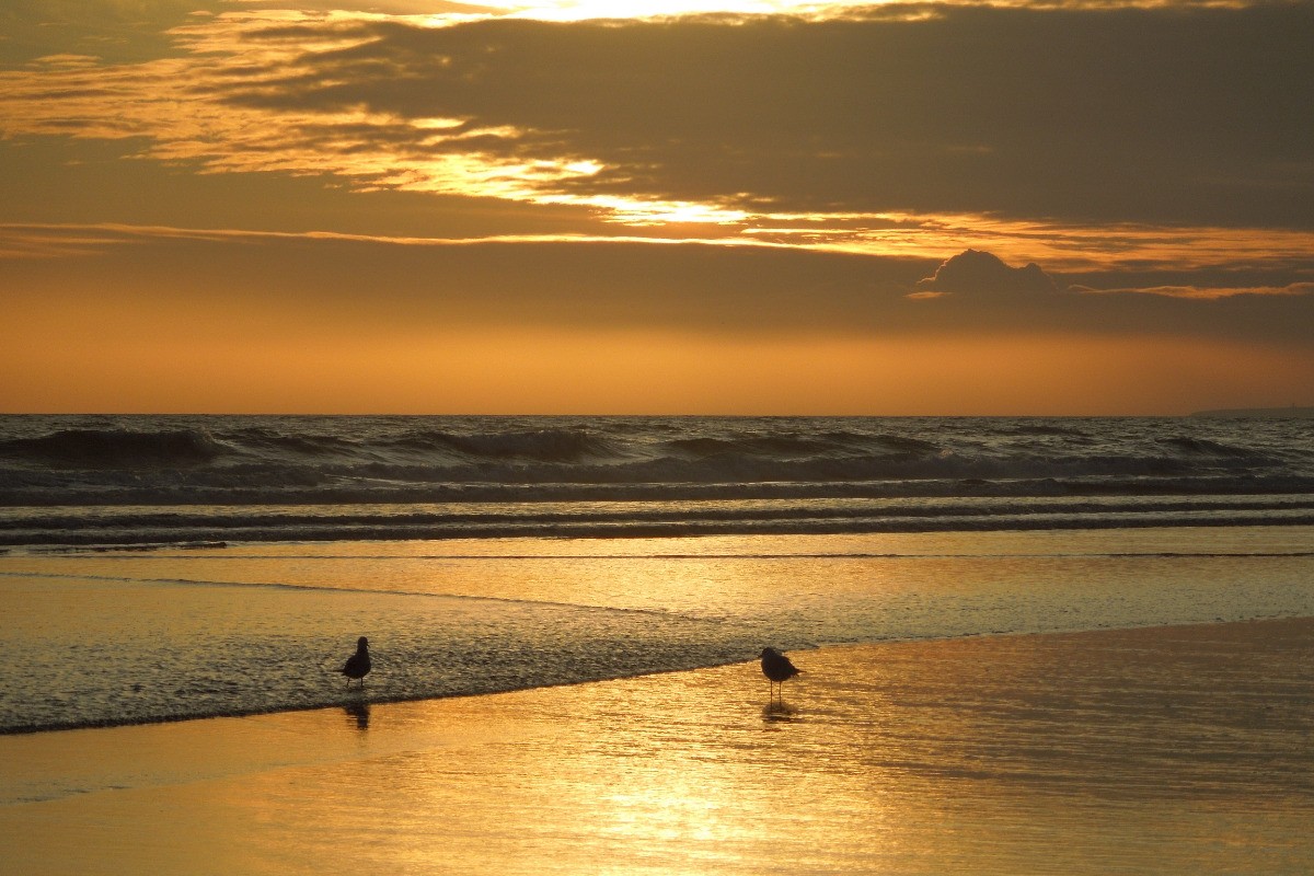 Coucher de soleil en Baie d'Audierne