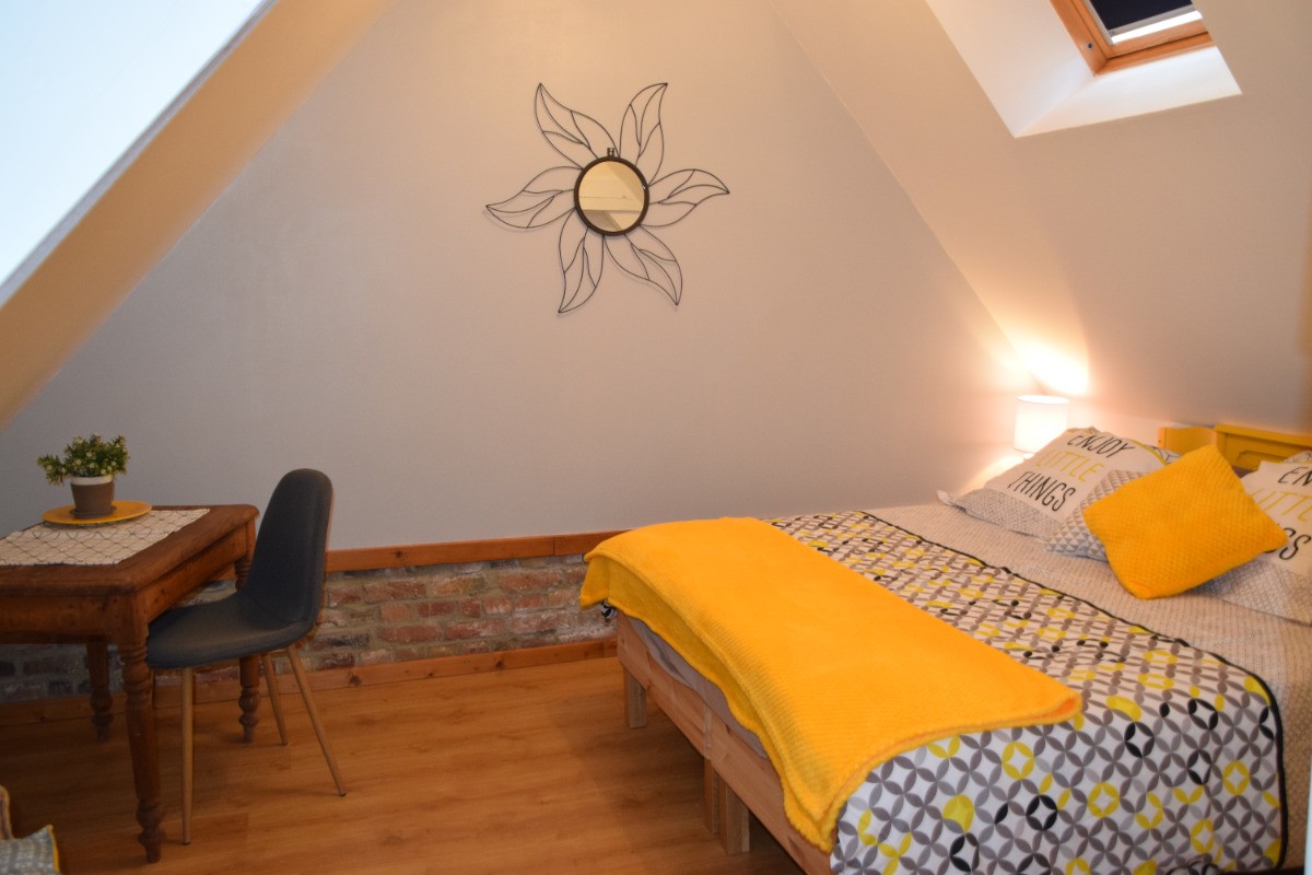 chambre avec lit 160x200