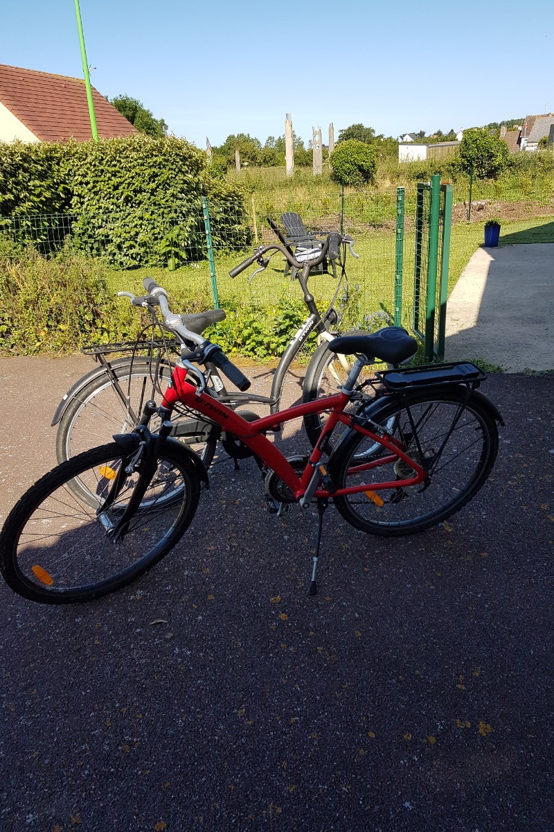 vélos disponibles au gîte