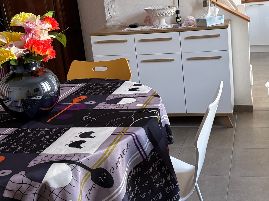 Accès aux pièces du haut