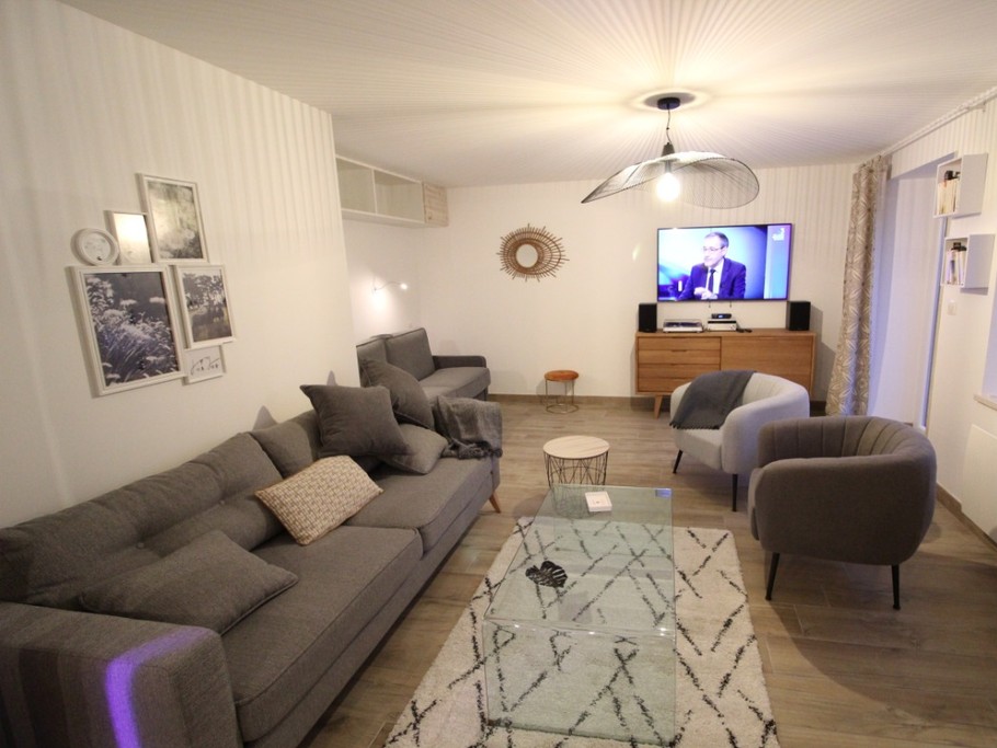 Grand Salon Télévision - Au Gite des Mazes