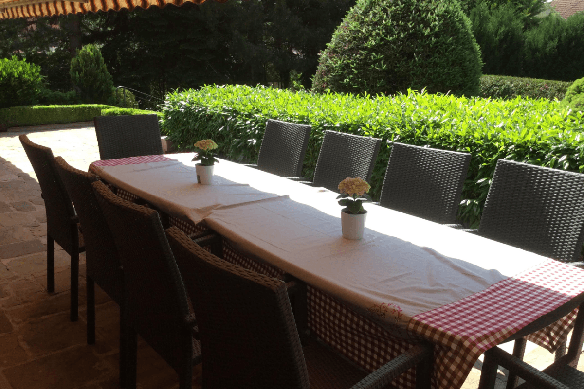 terrasse commune chez Christine Ottrott
