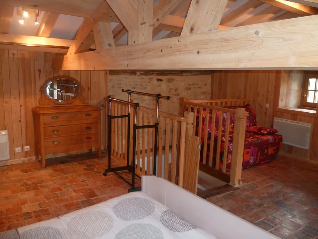 Mezzanine with bed 140 and BZ