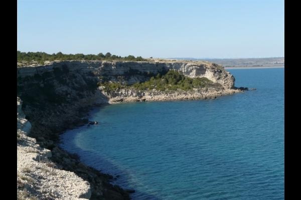 La falaise à Leucate - Méditerranée