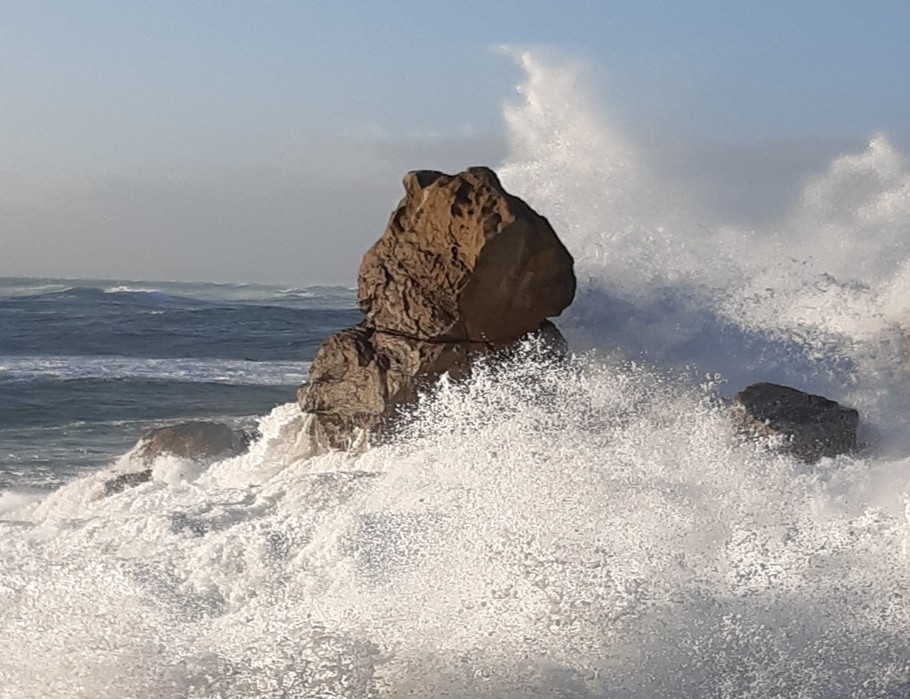 la pointe de la torche