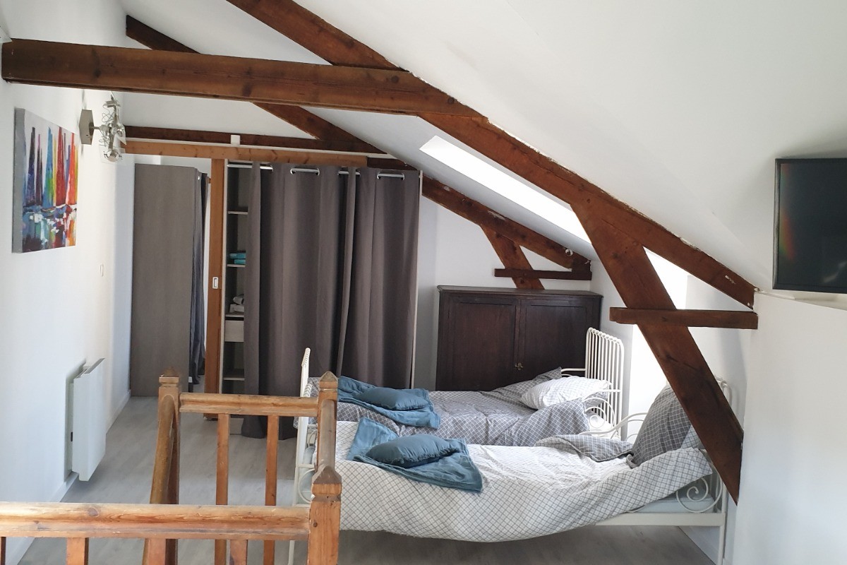 lits jumeaux 80 x 200 + dressing