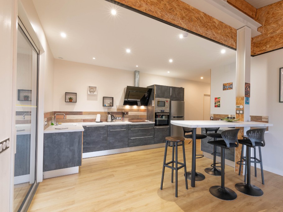 cuisine avec accès loggia
photo : Isa'bell photographie