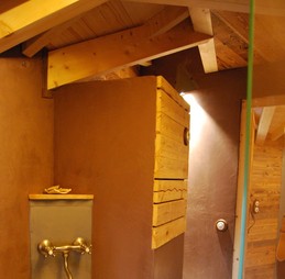 Salle de bain cabane "La Trafolle"