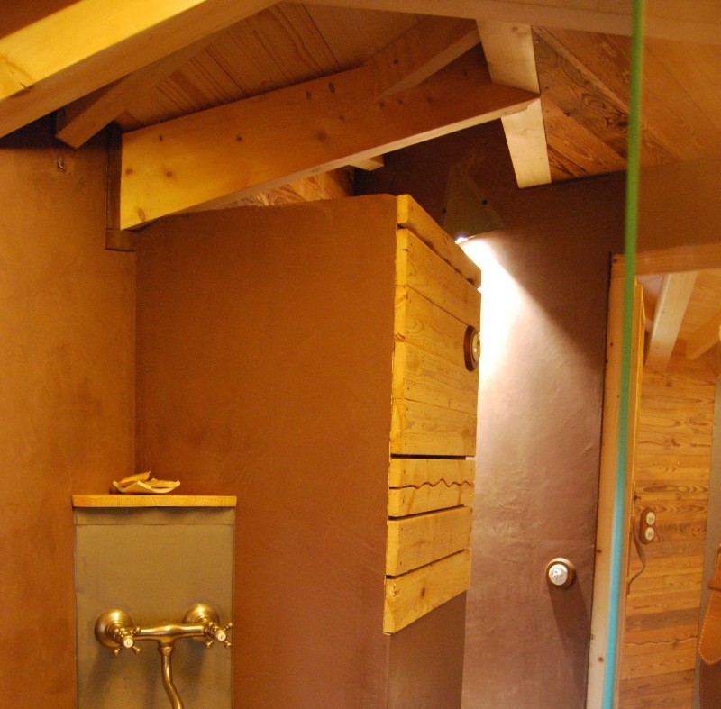 Salle de bain cabane "La Trafolle"