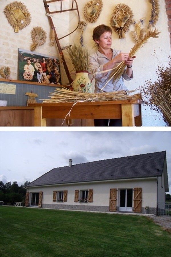 Tressage de blé par Martine
