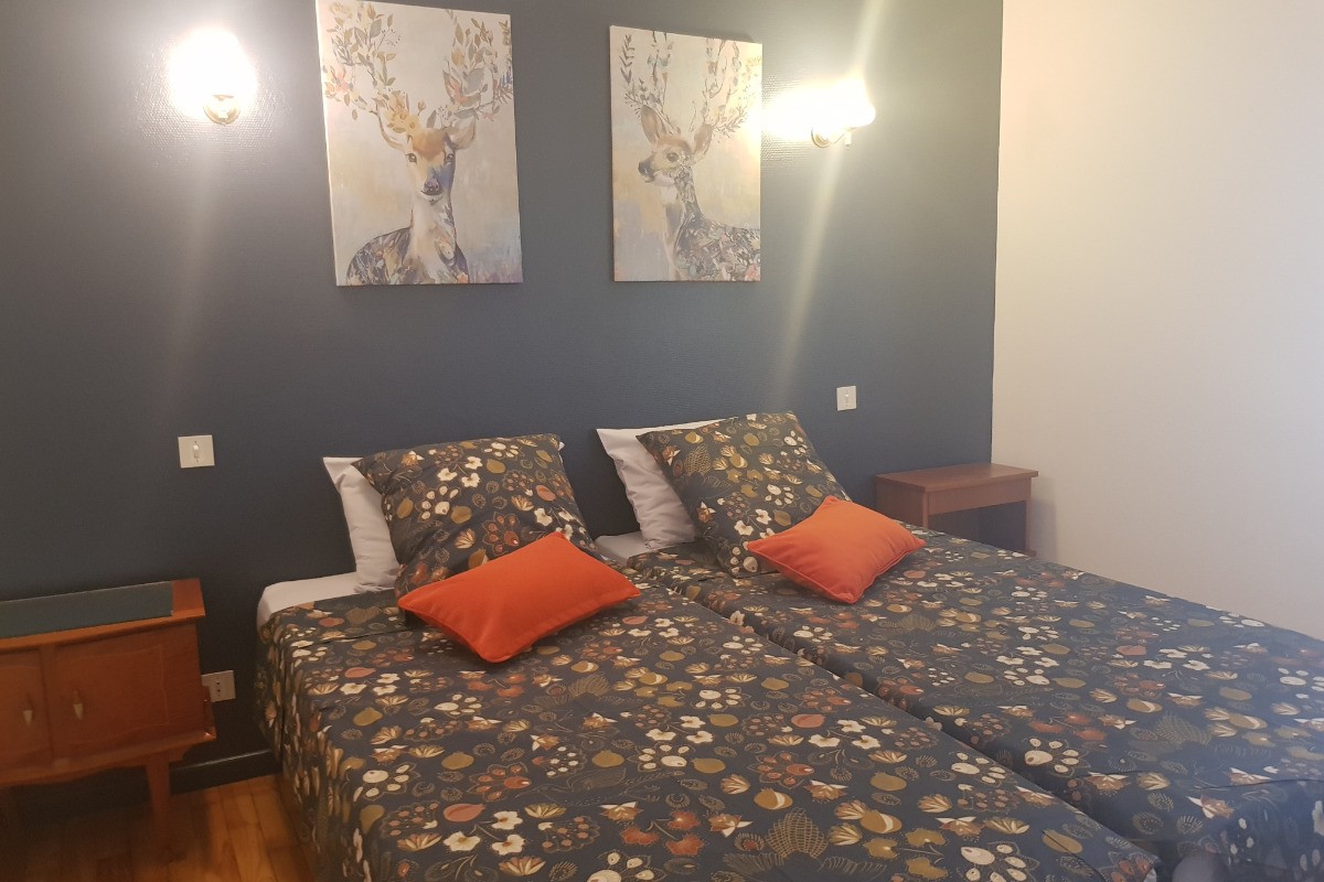 Chambre biches 2lits 90   Gite des tuileries GENAS