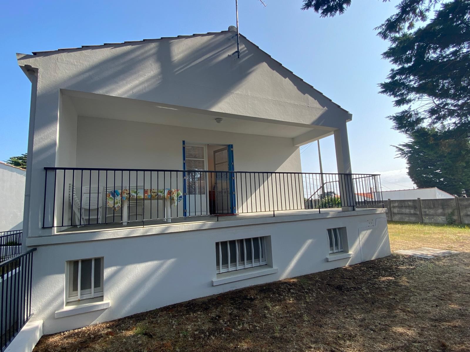 Terrasse couverte côté sud