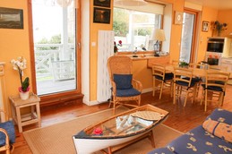 Terrasse des mouettes, location, appartement, Pléneuf Val André, Mme Bidan Claudine, séjour