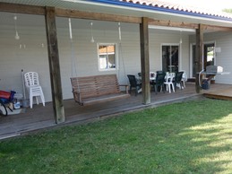 Espace terrasse extérieur - Maison l'Arbousier 8 personnes - piscine, calme et nature, Vieux Boucau, Landes