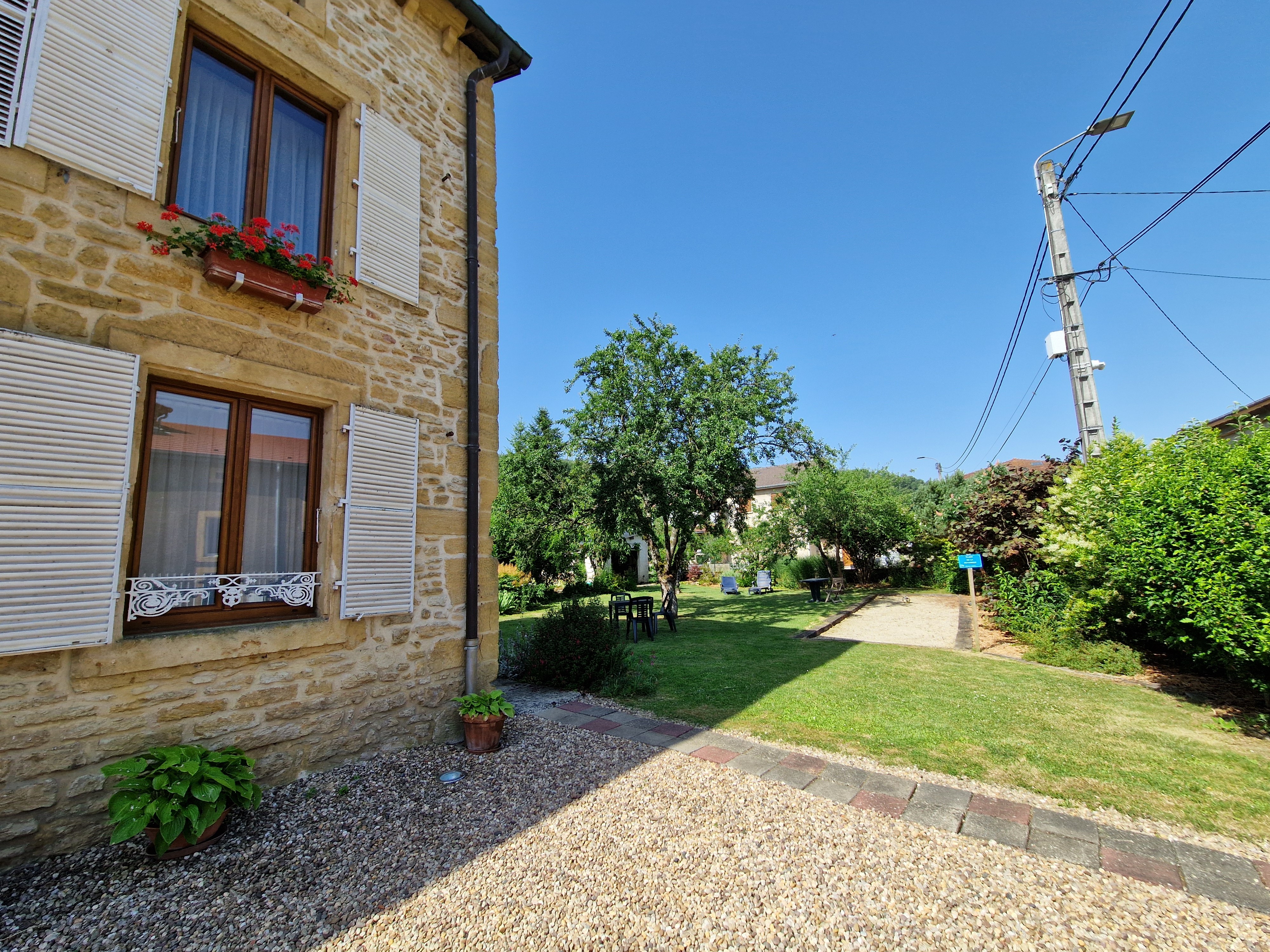 Accès jardin - Chambre d'hôtes l'An 12