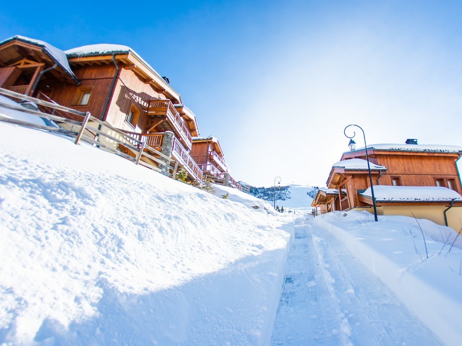 Départ ski au pied du chalet!
