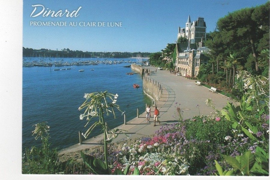 Dinard Promenade au Clair de Lune
