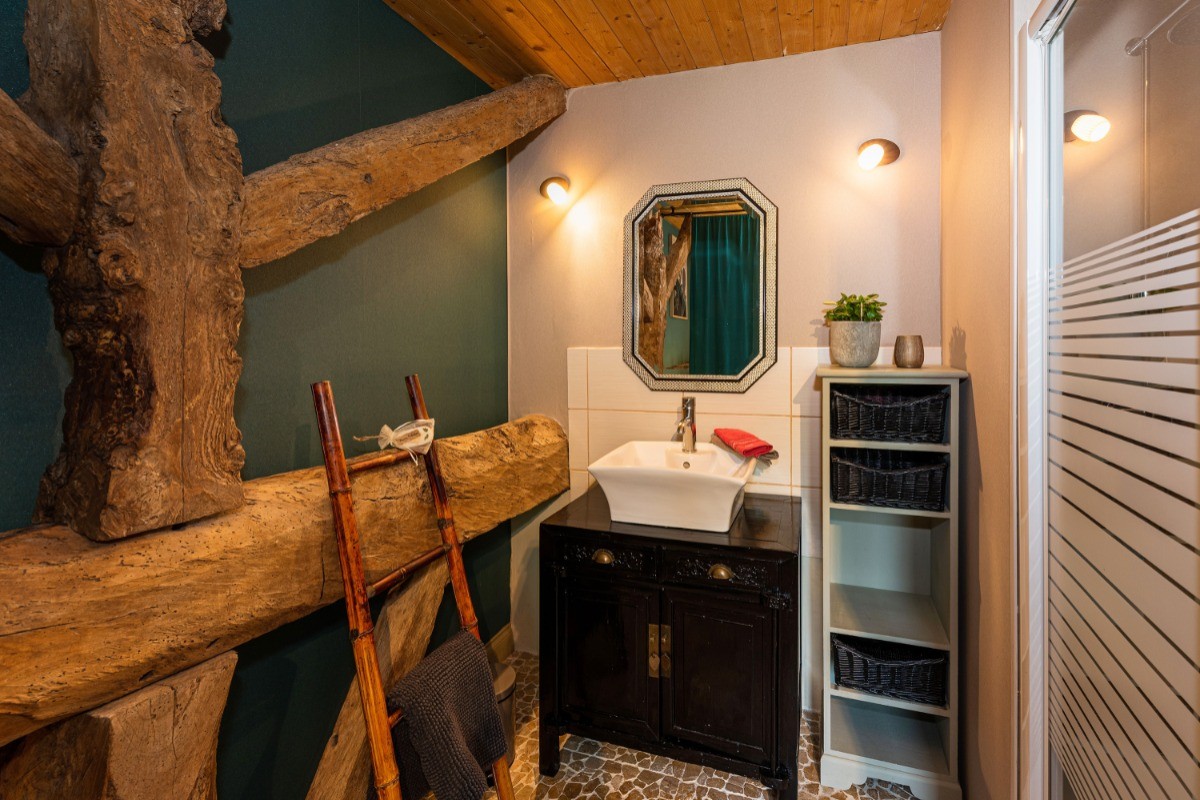La  salle d'eau de la chambre 3