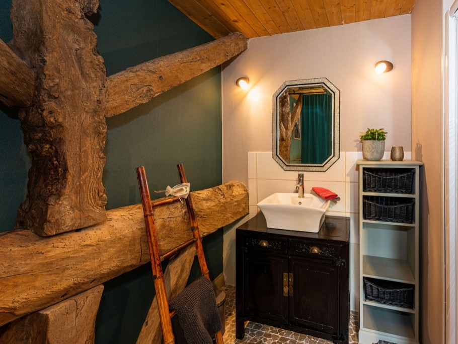 La  salle d'eau de la chambre 3