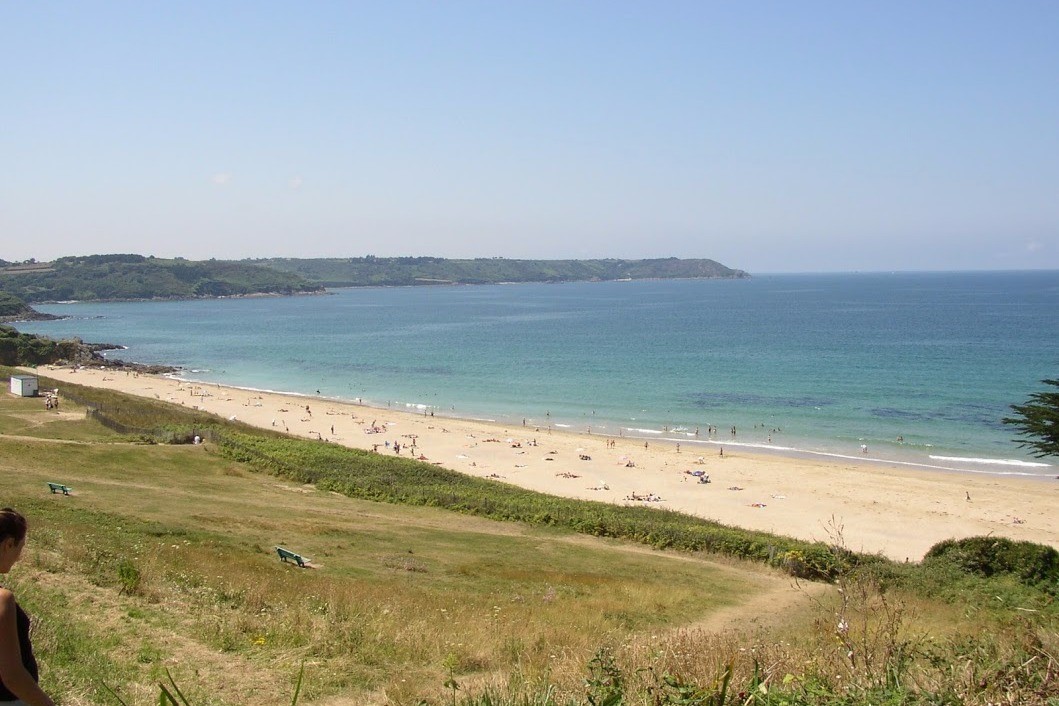 Plage des sables blancs à Locquirec