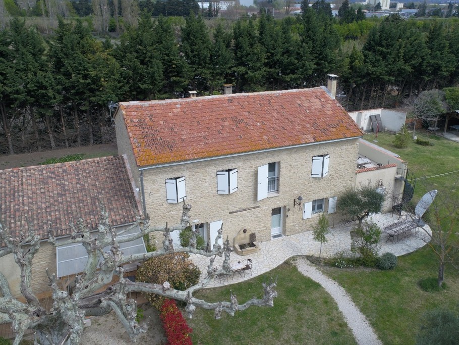 Vue aérienne Mas Séraphin