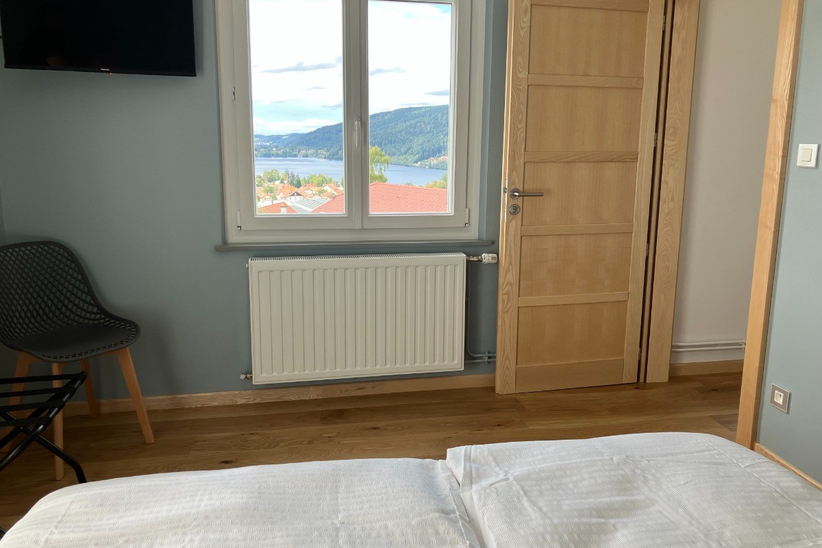 Chambre 1 vue lac - Maison La Rochotte Gerardmer