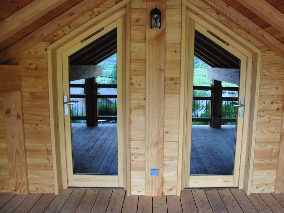 terrasse commune à l'étage