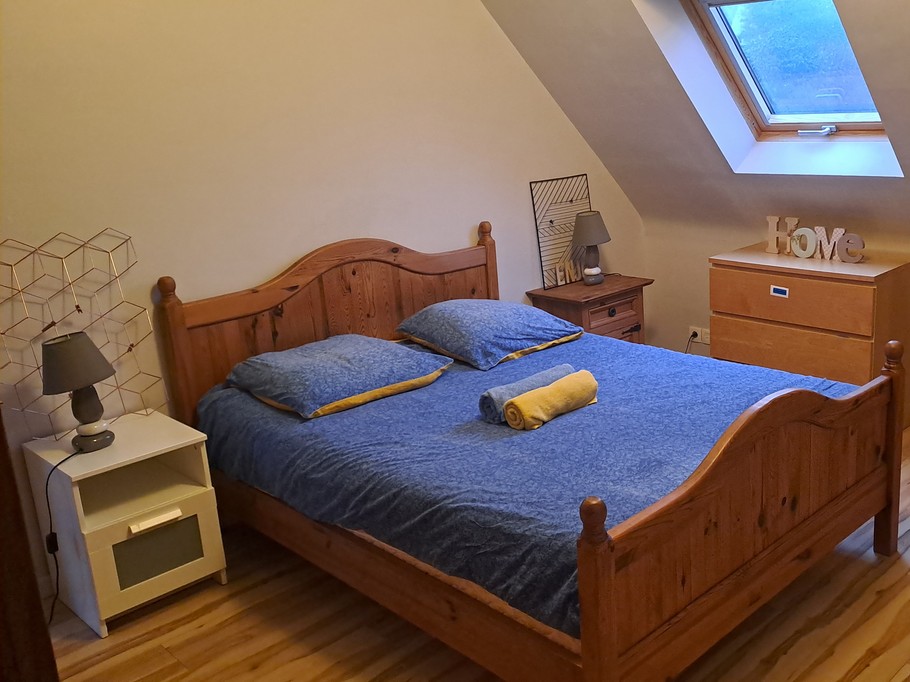 Chambre d'amis à l'étage