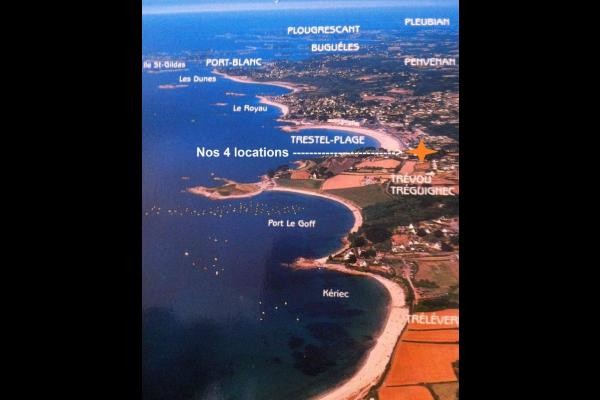 nos 4 locations près de la plage