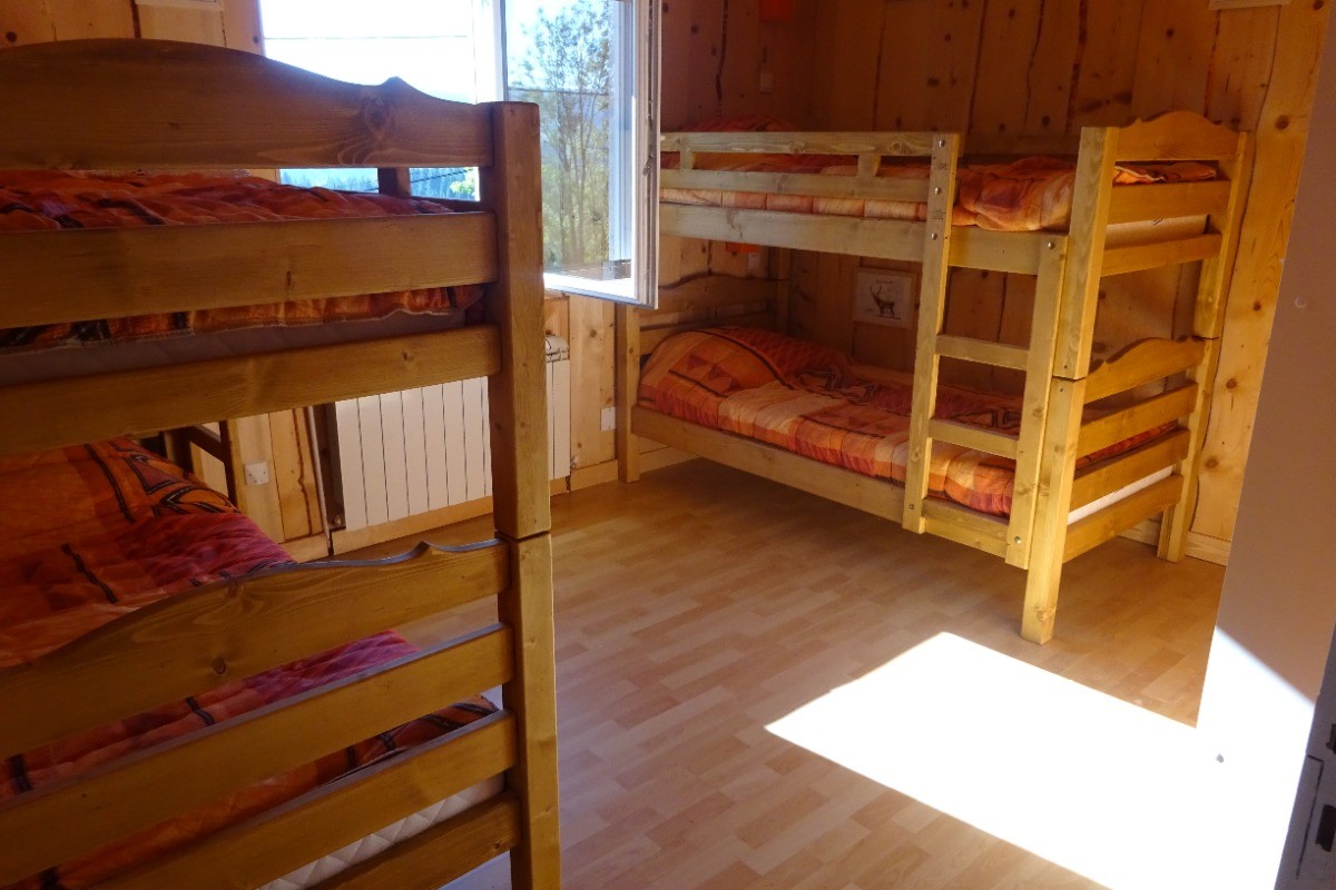 Chambre double lits gigognes