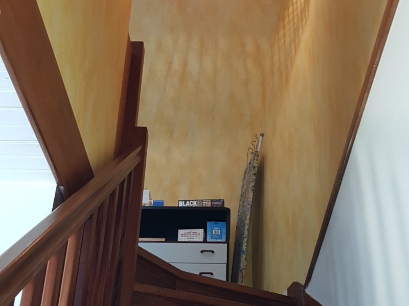 Upstairs to the master bedroom