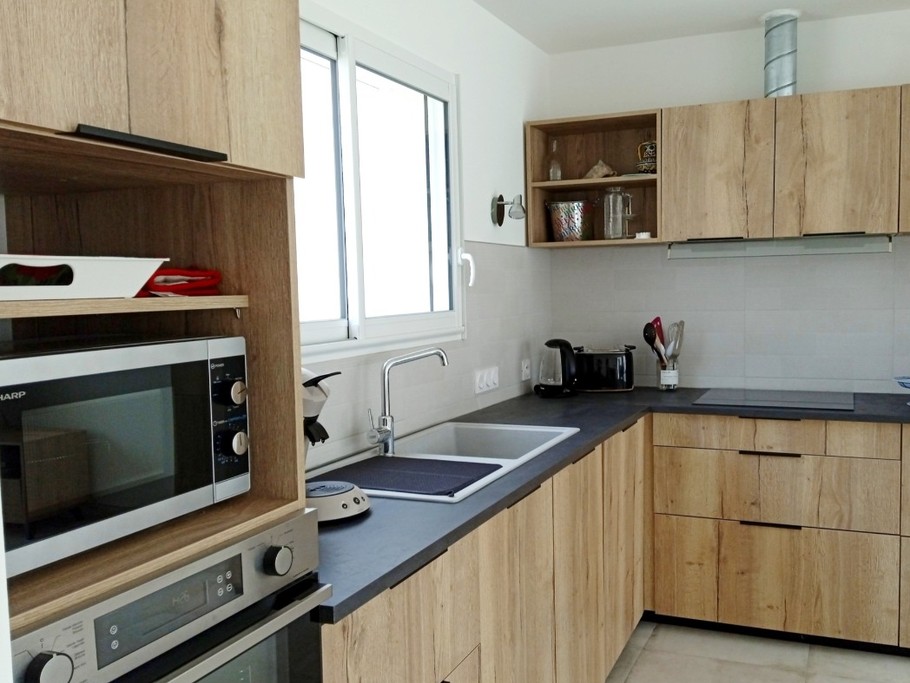 Cuisine ouverte sur séjour