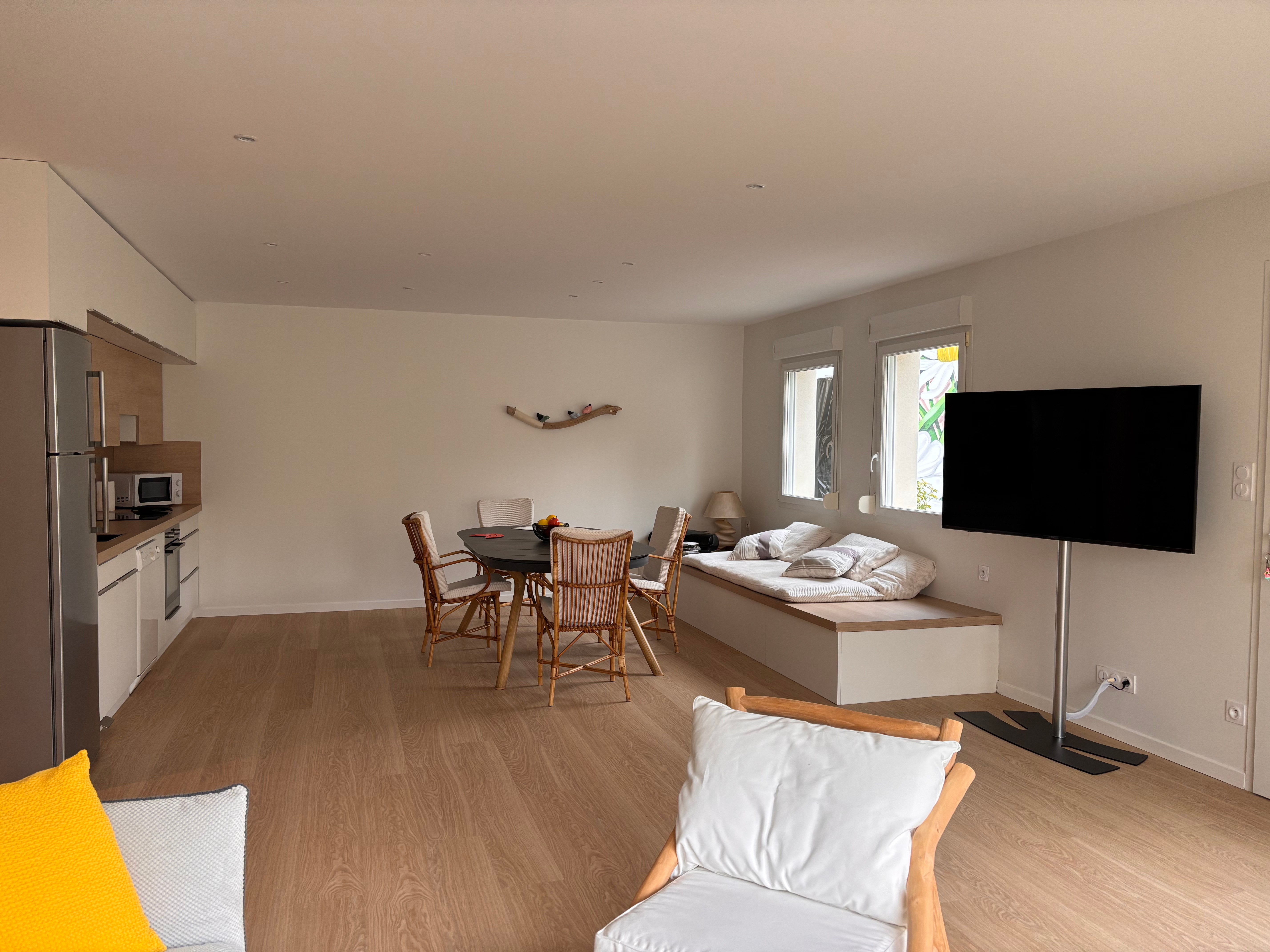 Pièce de vie  - Appartement les Marguerites - Contrexéville, Vosges