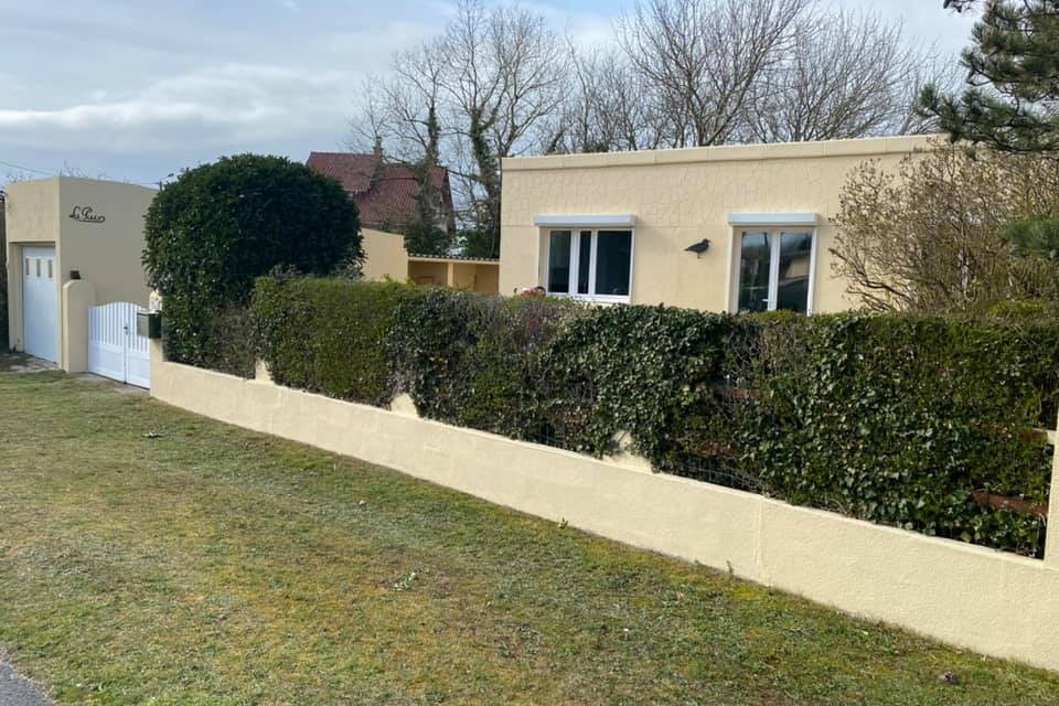 L'accès à la villa