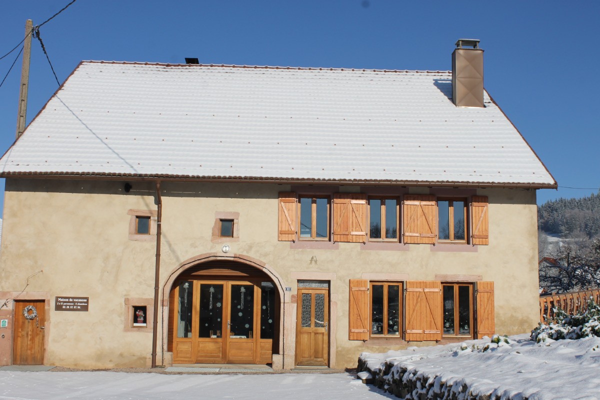 En hiver... Gîte Chez Claude et Béatrice