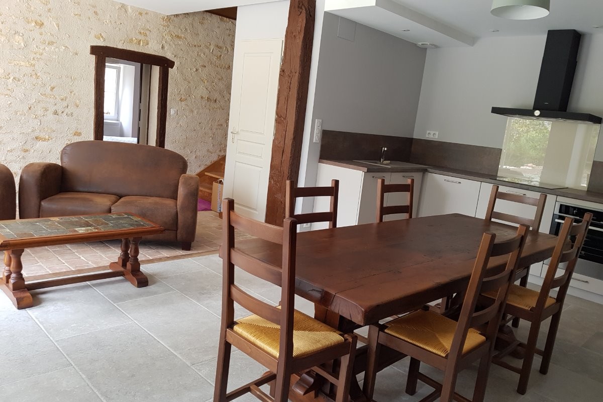 Salle de séjour, salon, cuisine