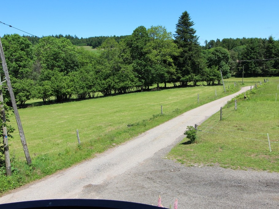 Vue depuis le balcon chambre Lilas